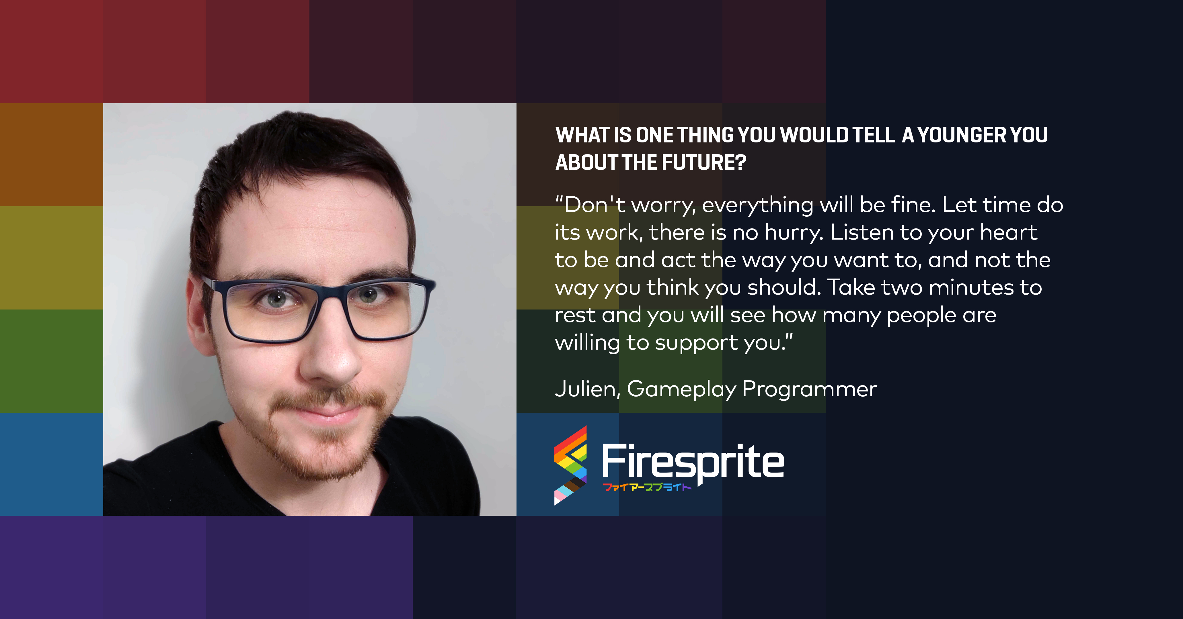 Pride at Firesprite: Julien